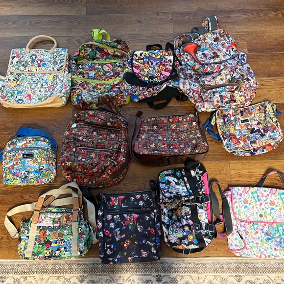 tokidoki Handbags - Tokidoki Mystery Grab Bag of Character Print Crossbody & Backpacks - $20 Each